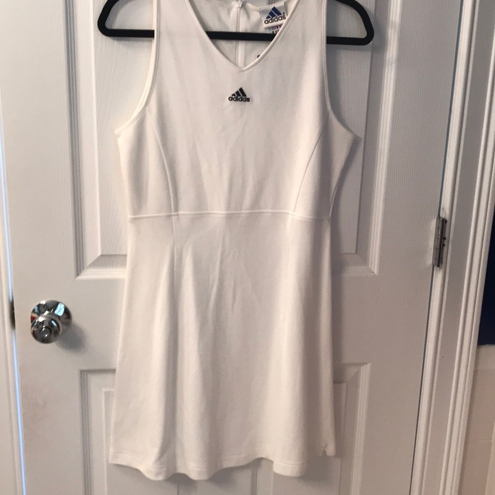 White Adidas Tennis Dress